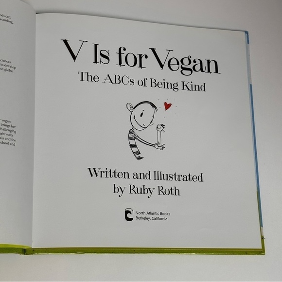 V Is For Vegan The ABCs of Being Kind by Ruby Roth - Picture 4 of 14